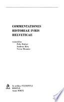 Commentationes historiae iuris Helveticae