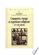 Commerce, voyage et expérience religieuse