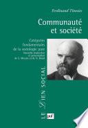 Communauté et société