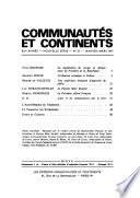 Communautés & Continents