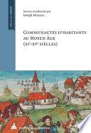 Communautés d’habitants au Moyen Âge
