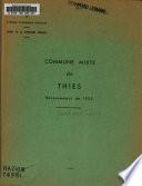 Commune mixte de Thies
