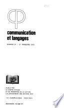 Communication et langages