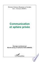 Communication et sphère privée