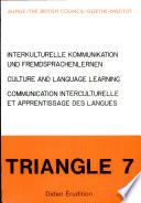 Communication interculturelle et apprentissage des langues