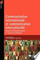 Communication internationale et communication interculturelle