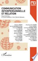 Communication interpersonnelle et relation