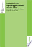 Comparaisons, raisons, raisons d'État