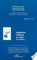 Compétences collectives au travail
