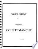 Complément aux mariages Courtemanche