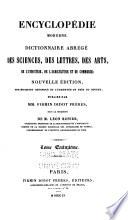 Compleḿent de l'Encycloped́ie moderne