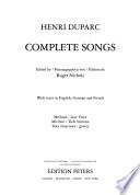 Complete songs