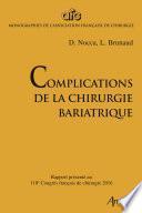 Complications de la chirurgie bariatrique