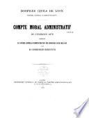 Compte moral des hôpitaux civils de Lyon