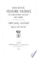 Compte rendu analytique des séances