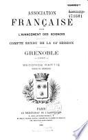 Compte rendu de la ... session - Association française pour l'avancement des sciences