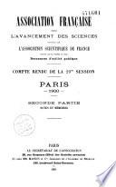 Compte rendu de la ... session - Association française pour l'avancement des sciences