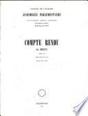COMPTE RENDU des DEBATS