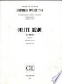 COMPTE RENDU des DEBATS TOME III