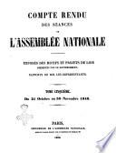 Compte rendu des séances de l'Assemblée nationale exposés des motifs et projets de lois présentés par le gouvernement