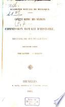 Compte rendu des séances de la Commission Royale d'Histoire ou recueil de ses bulletins