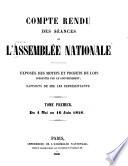 Compte rendu des séances des l'Assemblée nationale