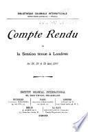 Compte rendu