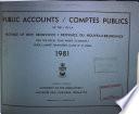 Comptes Publics de la Province Du Nouveau-Brunswick