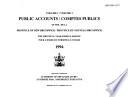 Comptes Publics de la Province Du Nouveau-Brunswick