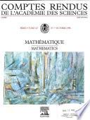 Comptes rendus de l'Académie des sciences