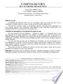 Comptes rendus de l'Académie des sciences