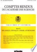 Comptes rendus de l'Académie des sciences