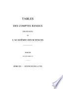 Comptes rendus de l'Académie des sciences