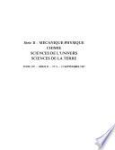 Comptes rendus de l'Académie des sciences