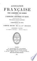Comptes-rendus de la ... session