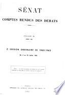 Comptes rendus des débats