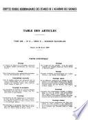 Comptes rendus des séances de l'Académie des sciences