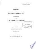 Comptes rendus des séances de l'Académie des sciences