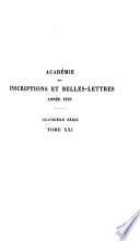 Comptes rendus des séances de l'année ...