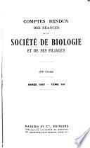 Comptes rendus des séances de la Société de biologie et des ses filiales