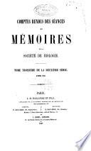Comptes rendus des séances et mémoires de la Société de biologie