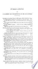 Comptes rendus des séances