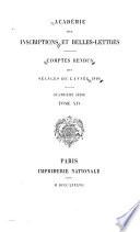 Comptes rendus des séances