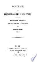 Comptes rendus des séances