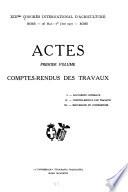 Comptes-rendus des travaux