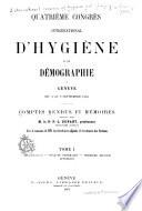 Comptes rendus et mémoires publiés: Organisation. Séances générales. Première section. Appendice