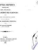 Comptes rendus hebdomadaires des séances de l'Académie des sciences de Paris