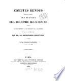 Comptes rendus hebdomadaires des séances de l'Académie des Sciences