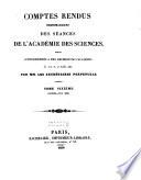 Comptes rendus hebdomadaires des séances de l'Académie des sciences