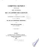 Comptes rendus hebdomadaires des séances de l'Académie des Sciences
